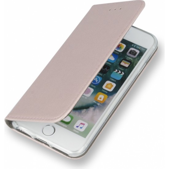 None Smart Magnetic case for iPhone 14 6,1" rose gold