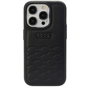 None Audi case for iPhone 15 Pro 6,1" black GT Synthetic Leather