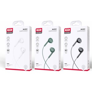 None XO wired earphones EP54 jack 3,5mm green