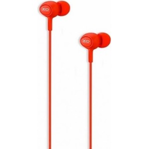 None XO wired earphones S6 jack 3,5mm red