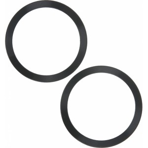 Metal Ring (2 in set) black