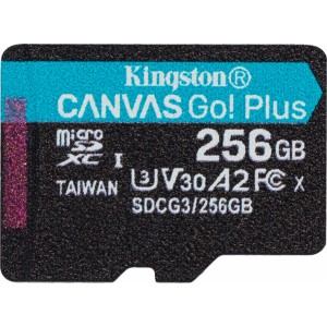 Kingston memory card 256GB microSDXC Canvas Go! Plus cl. 10 UHS-I 170 MB/s