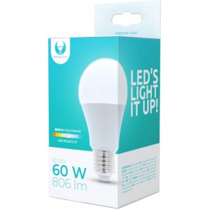 Telforceone LED bulb E27 A60 10W 230V 6000K 806lm Forever Light