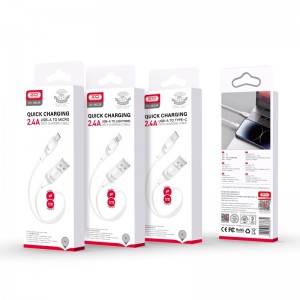 None XO cable NB238 USB - microUSB 1,0 m 2,4A white