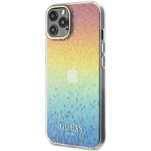 None Guess case for iPhone 12 / 12 Pro 6,1" GUHCP12MHDECMI HC IML FACETED MIRROR DISCO IRIDESCENT