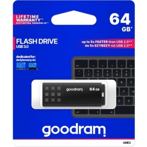 Goodram pendrive 64GB USB 3.0 UME3 black