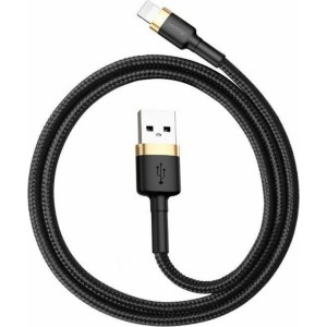 Baseus cable USB A to Lightning 2,4A Cafule CALKLF-BV1 1 m black gold