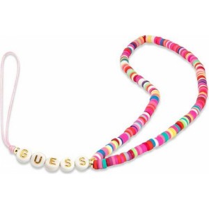 Guess phone strap GUSTGMPP multicolor pink