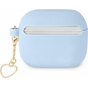 Guess case for APPLE AirPods 3 GUA3LSCHSB (Silicone Charm Heart Collection) blue