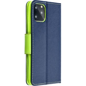 OEM FANCY Book case for XIAOMI Redmi 9A navy/lime