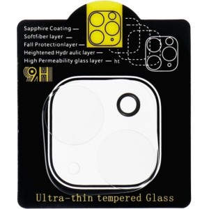 OEM 5D Full Glue Camera Tempered Glass - for iPhone 14 Plus Transparent