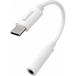 Hoco adapter AUX Type C to Jack 3,5 mm LS30 white