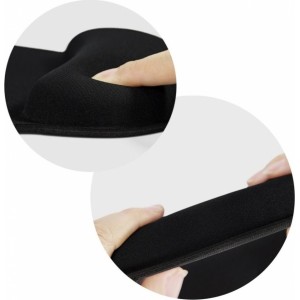 OEM Ergonomic mousepad wrist support 250 x 230 x 25 mm black