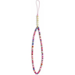 Guess phone strap GUSTGMPP multicolor pink