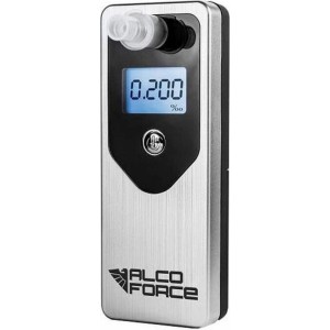 Alcoforce electrochemical breathalyzer AF300 silver