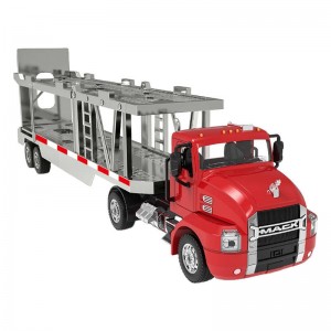 Double Eagle Remote-controlled truck 1:26 Double Eagle (red) (Car Transporter) E583-003