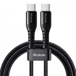 Mcdodo Cable USB-C to USB-C Mcdodo CA-5640, 60W, 0.2m (black)