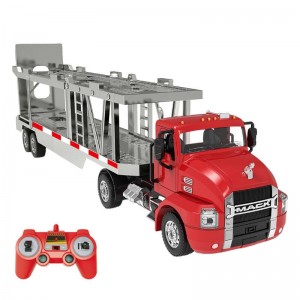 Double Eagle Remote-controlled truck 1:26 Double Eagle (red) (Car Transporter) E583-003