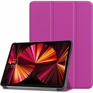 Ilike Tri-Fold Plāns Eko-Ādas Statīva Maks Apple iPad Mini 5 7.9'' (2019) 5th / Mini 4 (2015) 4th Violets