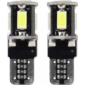 Amio LED CANBUS 5SMD 5730 T10 (W5W) White