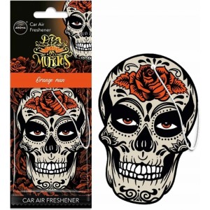 Mtm Industries Car air freshener AROMA CAR MUERTOS Skull Orange Man Island Driftwood