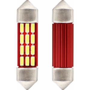 Amio LED CANBUS 4014 16SMD Festoon C5W C10W C3W 39mm White 12V/24V