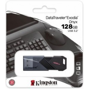 Kingston DataTraveler Exodia Onyx Zibatmiņa 128GB