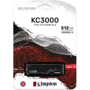 Kingston KC3000 M.2 Gen4 PCIe NVMe 512GB SSD disks