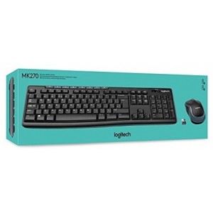 Logitech MK270 Bezvadu Komplekts Klaviatūra + Pele (ENG)