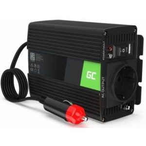 Greencell Green Cell Car Power Inverter Pure Sine Wave Strāvas pārveidotājs 12V to 230V 150W / 300W