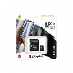 Kingston Canvas Select Plus 512GB MicroSDXC Atmiņas karte