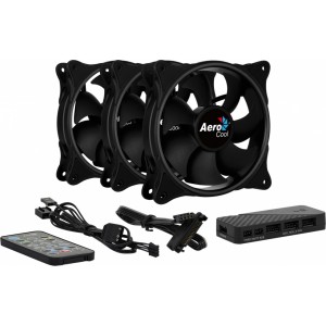 Aerocool Eclipse 12 PRO ARGB 12cm tālvadības datora dzesētāju komplekts