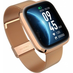 Garett Smartwatch Garett GRC STYLE Gold steel Viedpulkstenis IPS / Bluetooth / IP68 / SMS