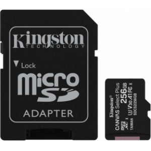 Kingston Canvas Select Plus 256GB MicroSDXC Atmiņas karte