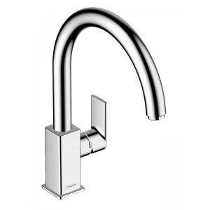 Hansgrohe Vernis Shape M35 210 virtuves maisītājs, ar grozāmu snīpi, hroms