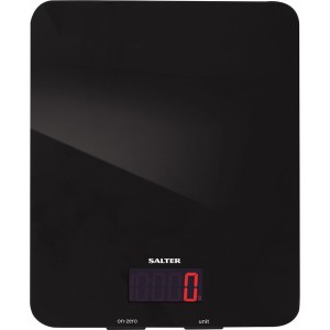 Salter 1150 BKDR 5kg Glass Electronic Kitchen Scales - Black