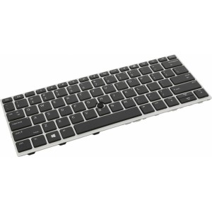 Movano Klawiatura laptopa do HP EliteBook 730, 735, 830 G5 G6 (podświetlenie, trackpoint)