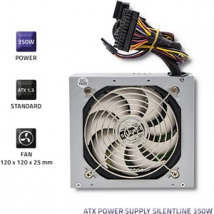 Qoltec ATX power supply SilentLine 350W