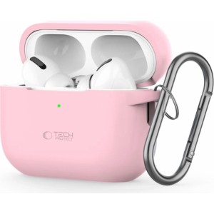 Tech-Protect Etui Tech-Protect Silicone Hook na Apple AirPods Pro 1 / 2 - różowe