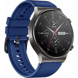 Marka Niezdefiniowana Silicone Strap for Huawei Watch GT 2/3/4/2 Pro/3 Pro/4 Pro/GT 2e 46mm - Navy Blue