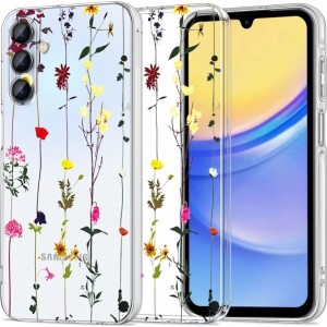 Tech-Protect FlexAir+ case for Samsung Galaxy A15 4G / 5G - colorful flowers