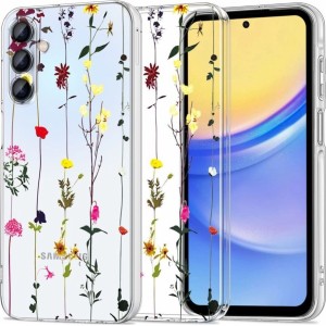 Tech-Protect FlexAir+ case for Samsung Galaxy A55 5G - colorful flowers