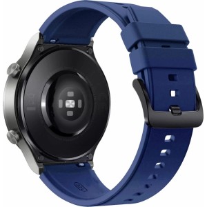 Marka Niezdefiniowana Silicone Strap for Huawei Watch GT 2/3/4/2 Pro/3 Pro/4 Pro/GT 2e 46mm - Navy Blue