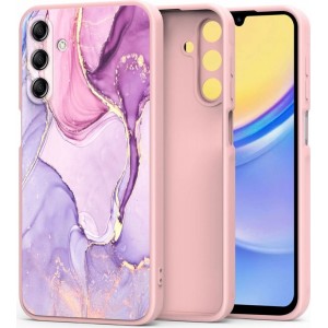 Tech-Protect Mood case for Samsung Galaxy A15 4G / 5G - pink marble