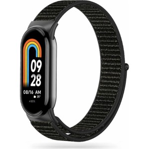 Tech-Protect Nylon strap for Xiaomi Smart Band 8 / 8 NFC - black