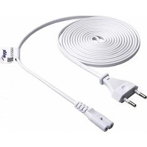 None Akyga power cable for notebook AK-RD-07A Eight CCA CEE 7/16 / IEC C7 3 m white