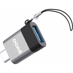 BWOO adapter BZ-35 USB - USB-C gray OTG