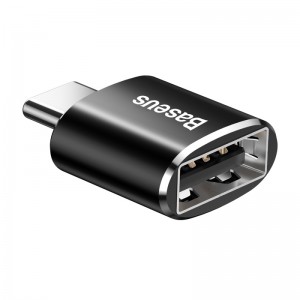 Baseus OTG adapter mini USB - USB-C converter black