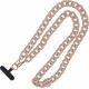 None Phone chain long matte nude