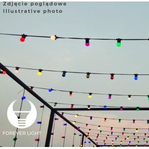 Telforceone Light Garland 12m 10 slots E27 IP65